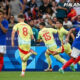 Sempat merasa unggul dengan nyaman, skor Spanyol terkejar oleh Prancis berkat gol Maghnes Akliouche (menit ke-79)