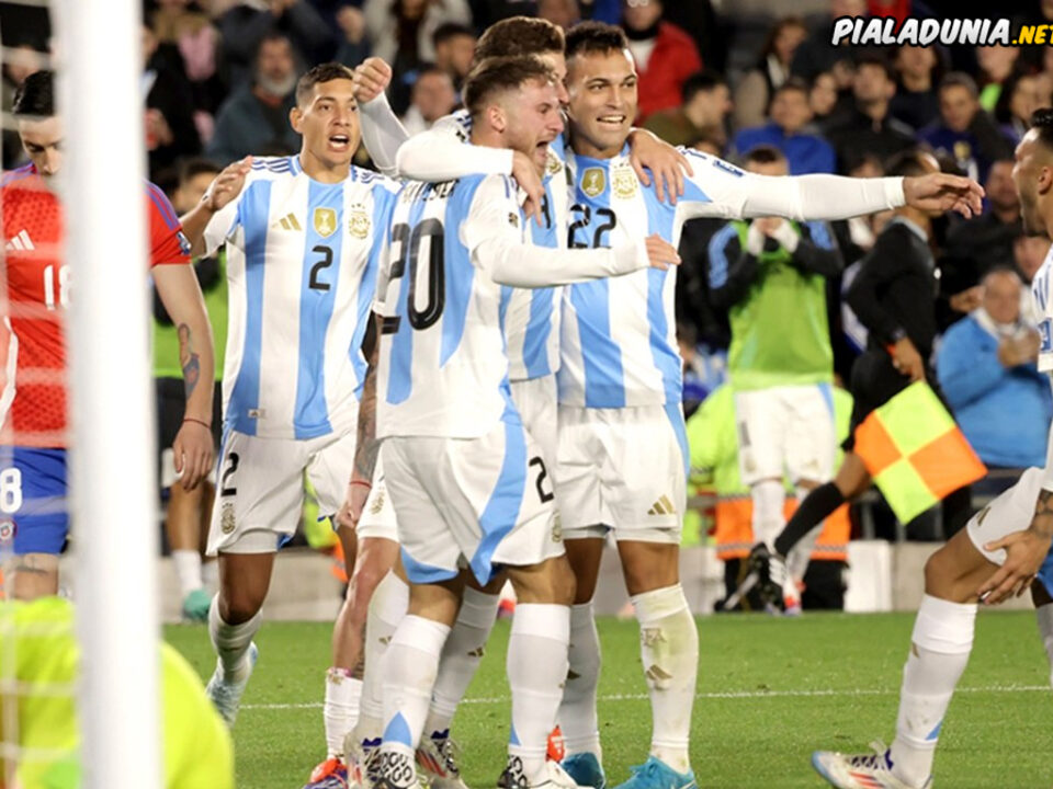 Hasil Timnas Argentina vs Timnas Cile