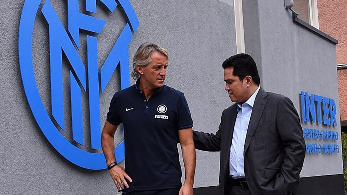 Roberto Mancini Kenang Momen Bersama Erick Thohir