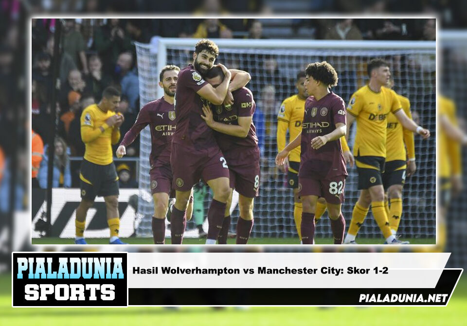 Hasil Wolverhampton vs Manchester City