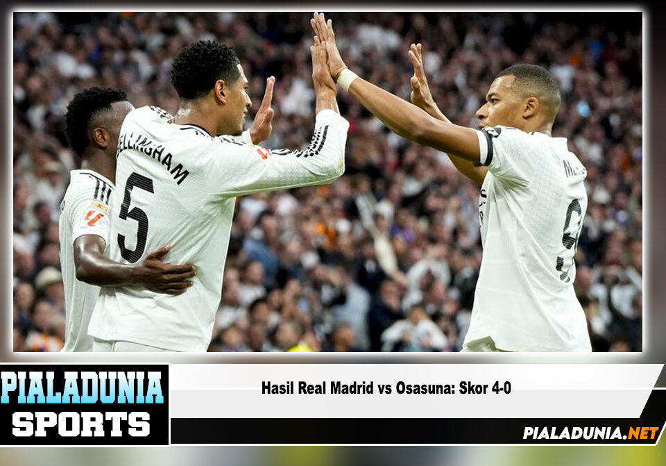 Hasil Real Madrid vs Osasuna