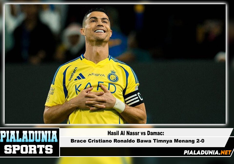 Brace Cristiano Ronaldo Bawa Timnya Menang 2-0