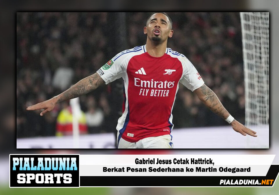 Gabriel Jesus Cetak Hattrick