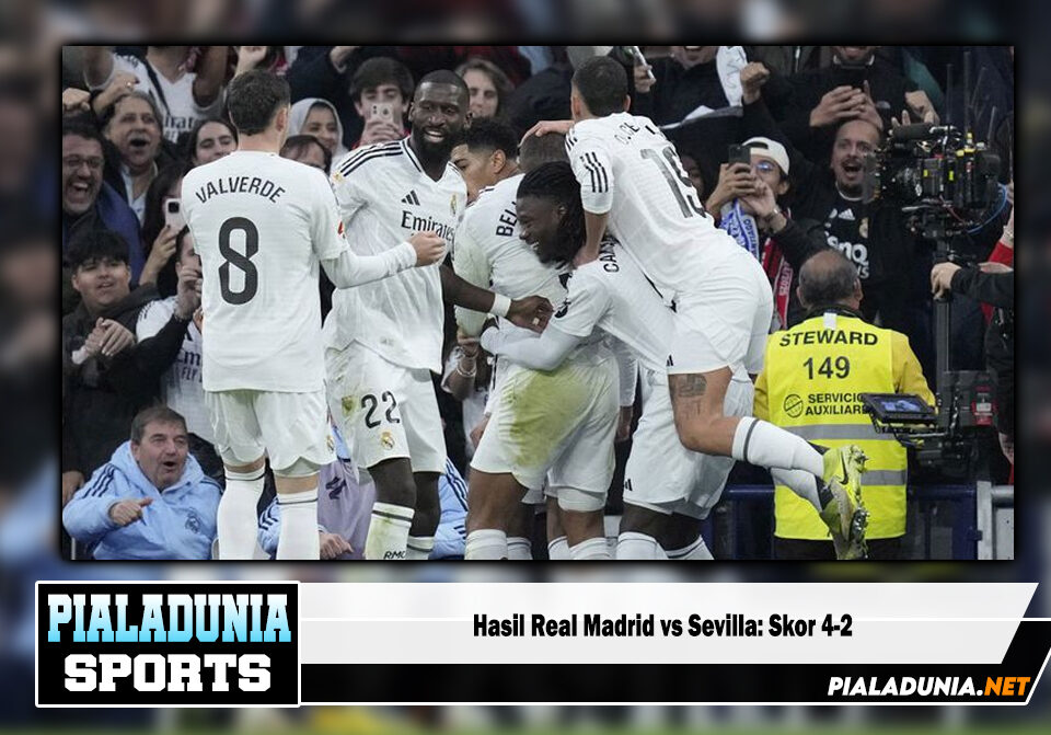 Hasil Real Madrid vs Sevilla