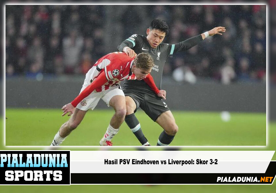 Hasil PSV Eindhoven vs Liverpool