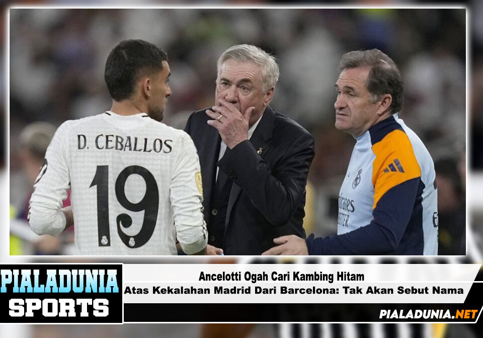 Ancelotti Ogah Cari Kambing Hitam Atas Kekalahan Madrid