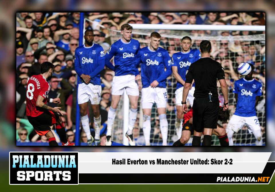 Hasil Everton vs Manchester United